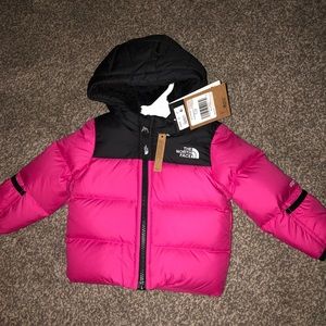 Brand new Baby girl North face jacket 6-12 months